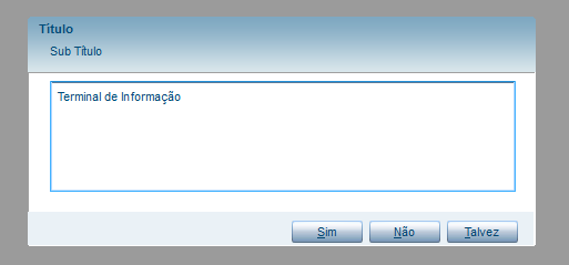 Aviso - Exemplo 2